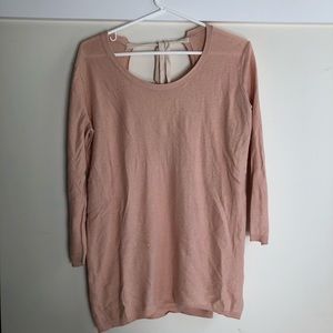 Babaton Open Back Pink Shirt M